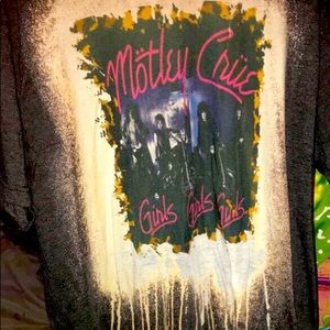 Motley Crue bleach washed t shirt